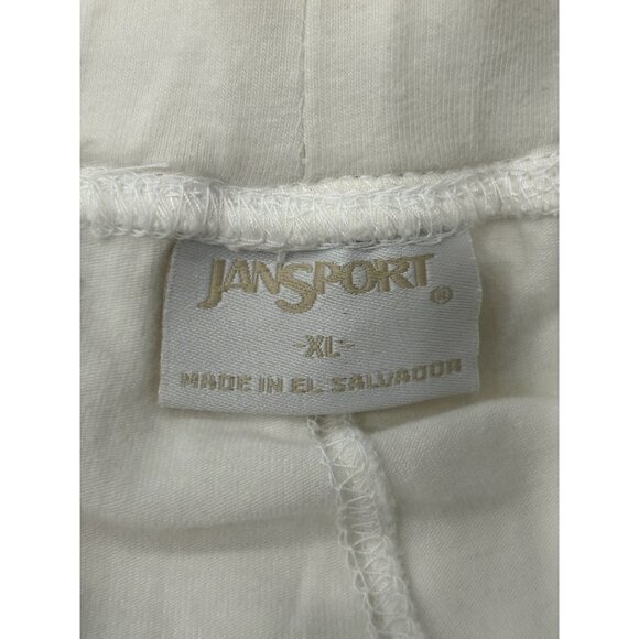 St. Marys College Of Maryland White Sweatpants Jansport Cotton Blend Sz XL - Picture 5 of 9